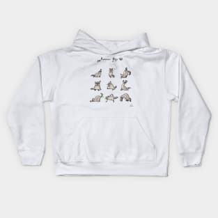 Raccoon Yoga Kids Hoodie